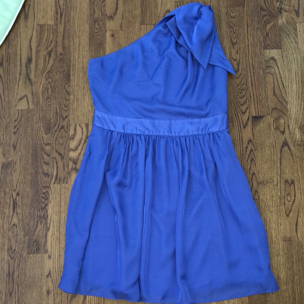 Beautiful Purple One Shoulder Dress size 12 NWT